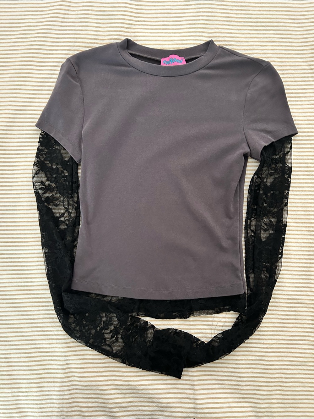 Edikted lace long sleeve top